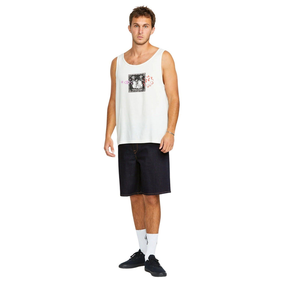 Volcom Billow Denim Shorts - Rinse - Mens Denim Shorts by Volcom