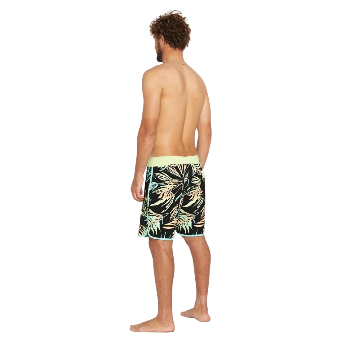 Volcom Bleeding Leaf Mod 18" Boardshorts - Black - Mens Boardshorts by Volcom