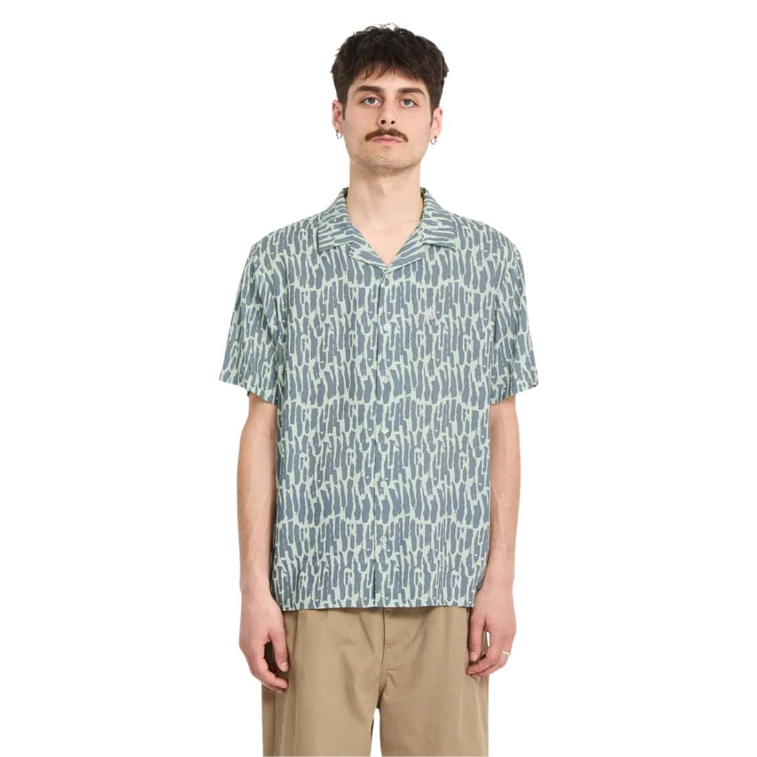 Volcom Boldstone Short Sleeve Shirt - Tradewinds - Mens Casual Shirt by Volcom