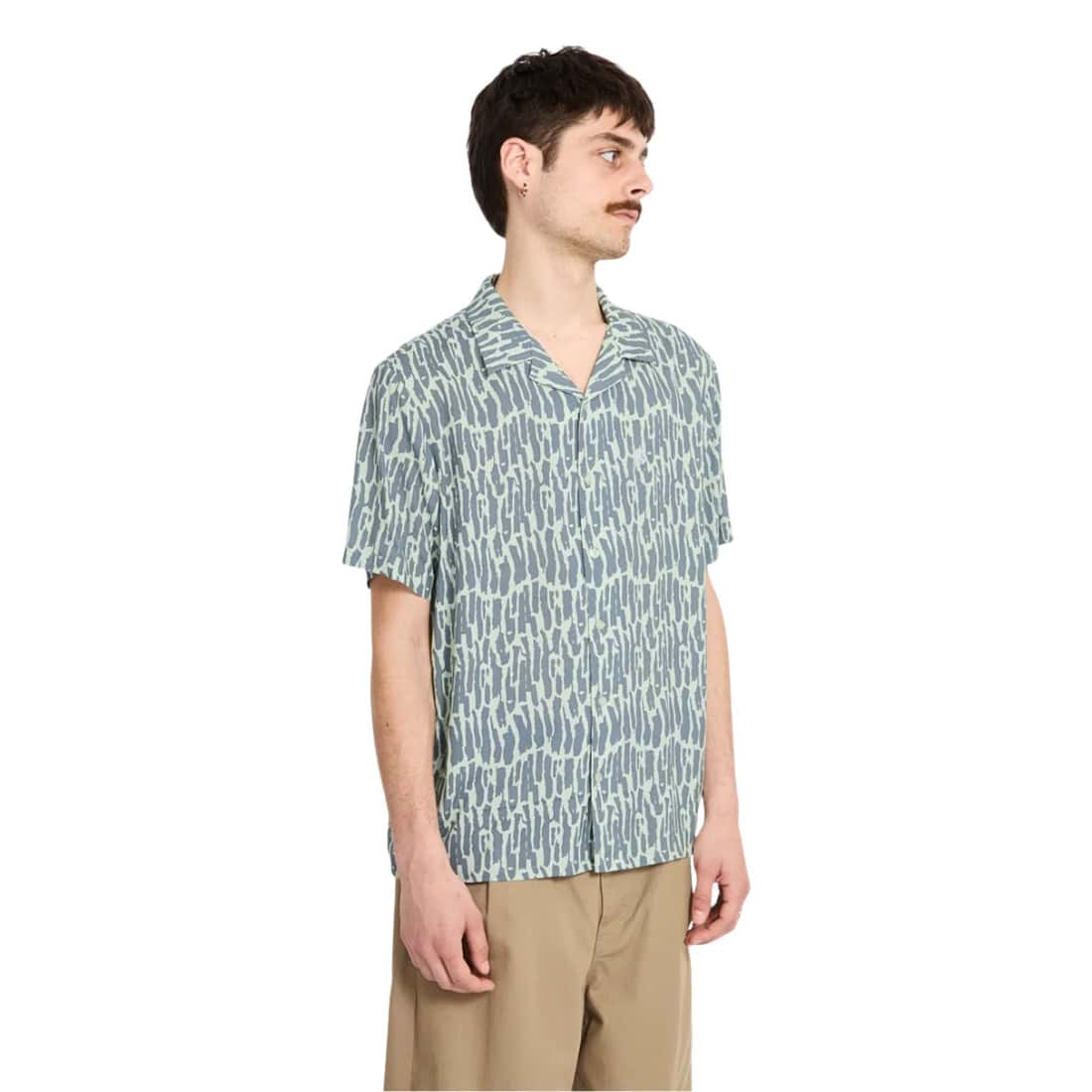 Volcom Boldstone Short Sleeve Shirt - Tradewinds - Mens Casual Shirt by Volcom