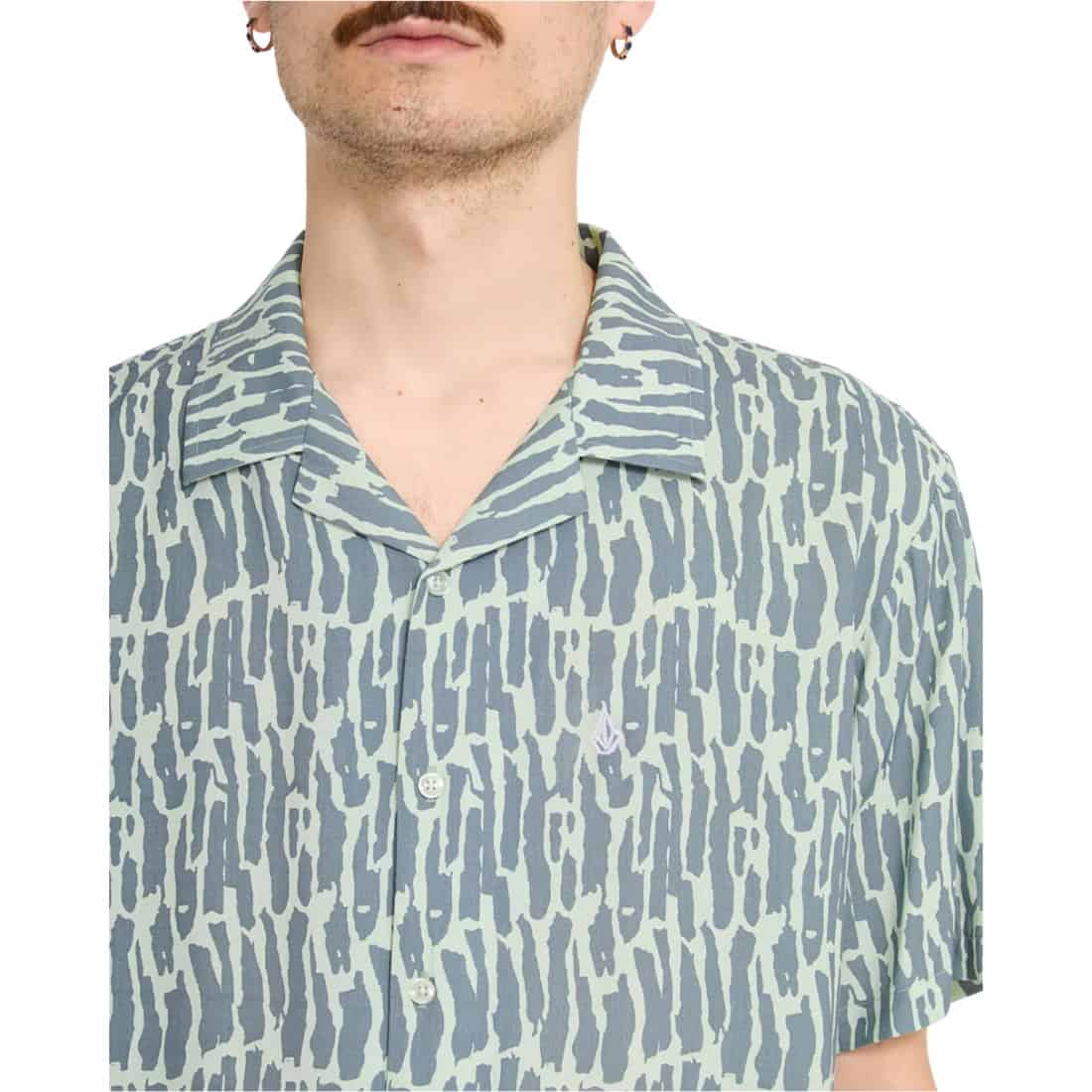 Volcom Boldstone Short Sleeve Shirt - Tradewinds - Mens Casual Shirt by Volcom