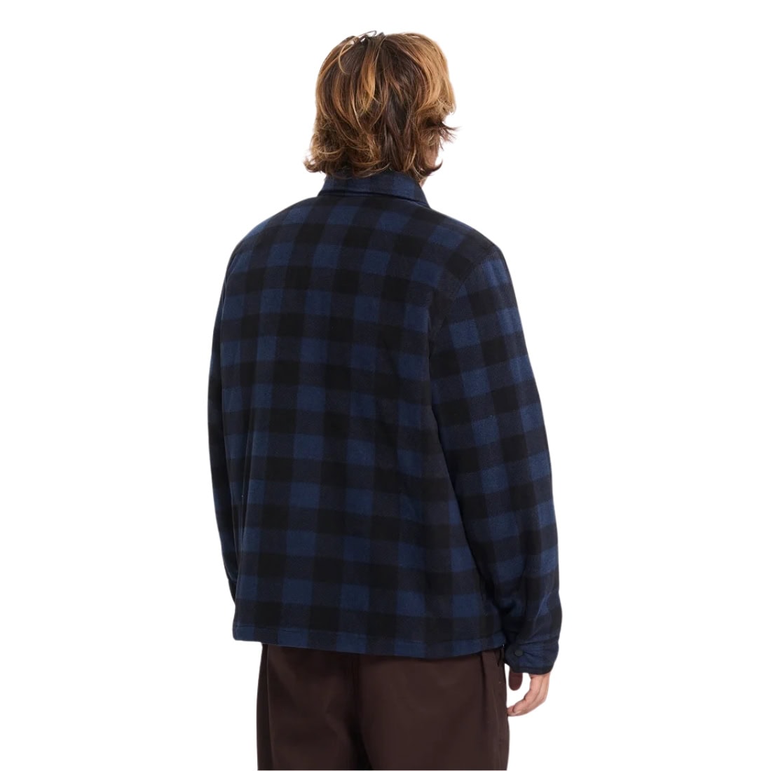 Volcom Bowered II Fleece Shirt Jacket - Marine - Mens Flannel Shirt by Volcom