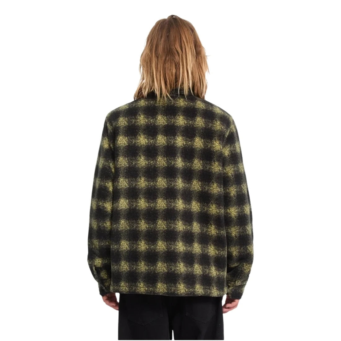 Volcom Bowered II Fleece Shirt Jacket - Mustard - Mens Flannel Shirt by Volcom