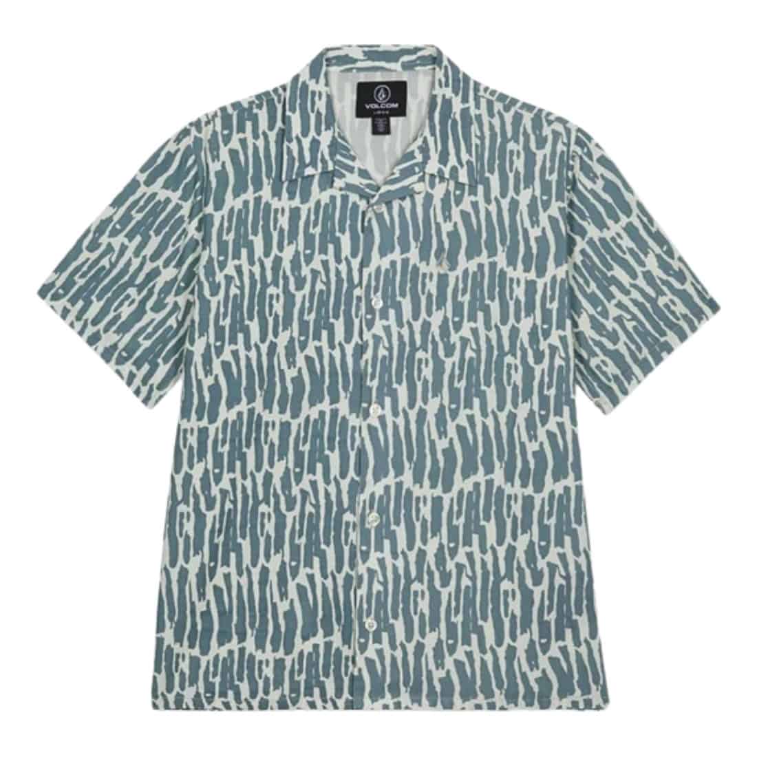 Volcom Boys Boldstone Short Sleeve Shirt - Tradewinds - Boys Casual Shirt by Volcom