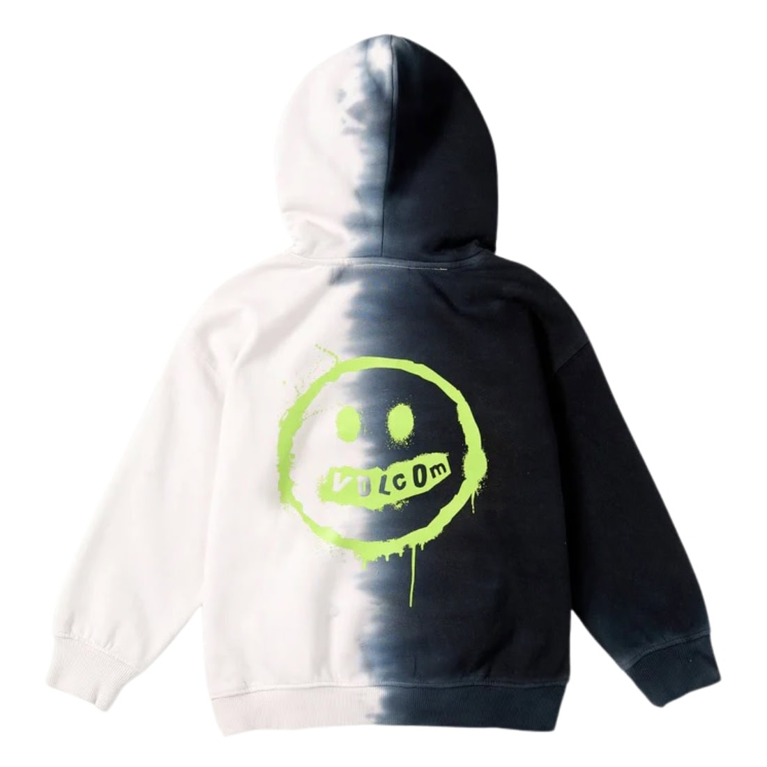 Volcom Boys Graffiti Smile Kids Hood - Black White - Boys Pullover Hoodie by Volcom