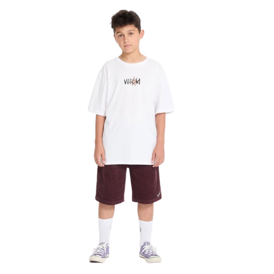 Volcom Boys Sunfish Kids T-Shirt - White - Boys Skate Brand T-Shirt by Volcom