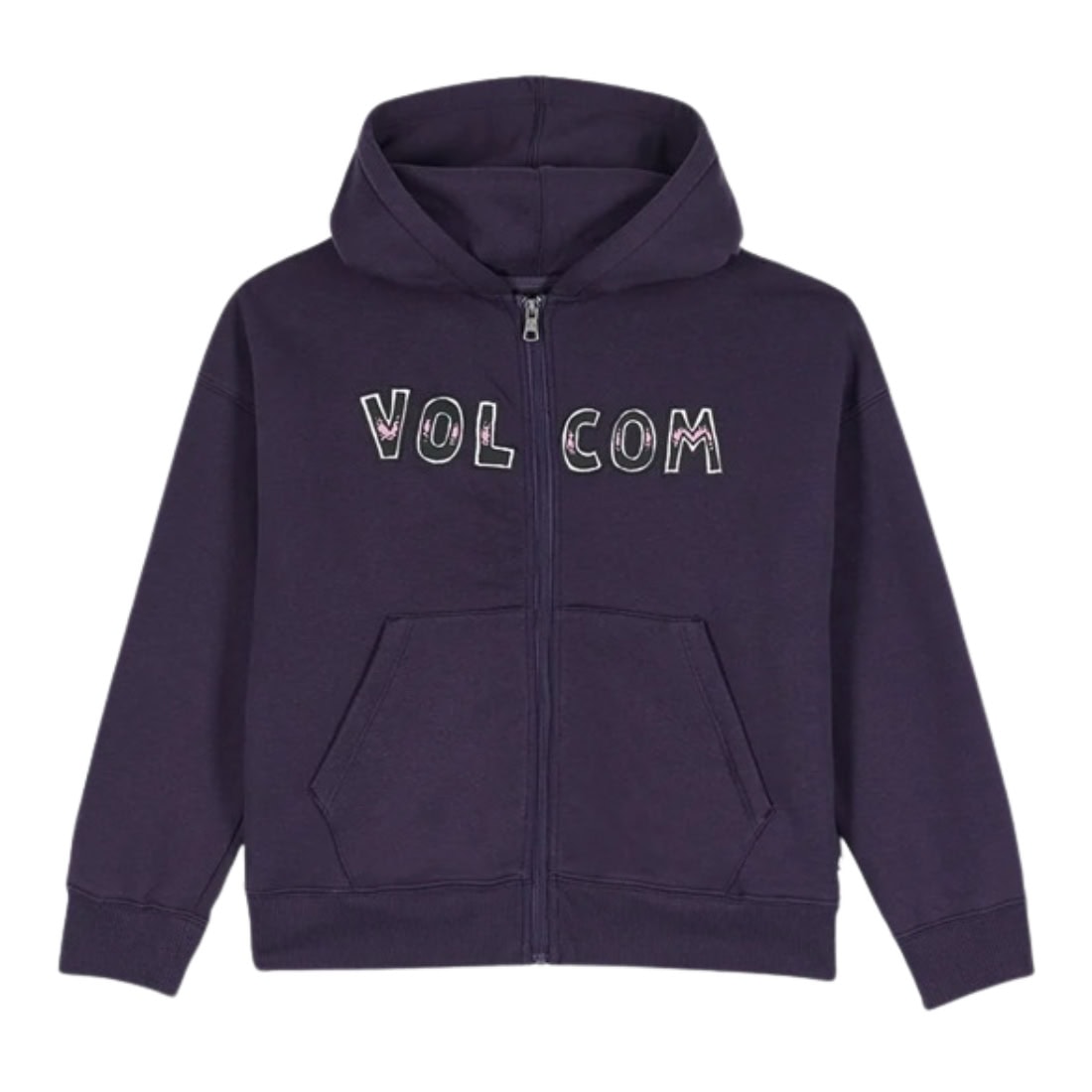 Volcom Boys Watanite Zip Hood - Dark Purple - Boys Zip Up Hoodie by Volcom