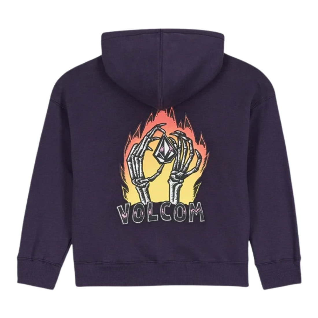Volcom Boys Watanite Zip Hood - Dark Purple - Boys Zip Up Hoodie by Volcom