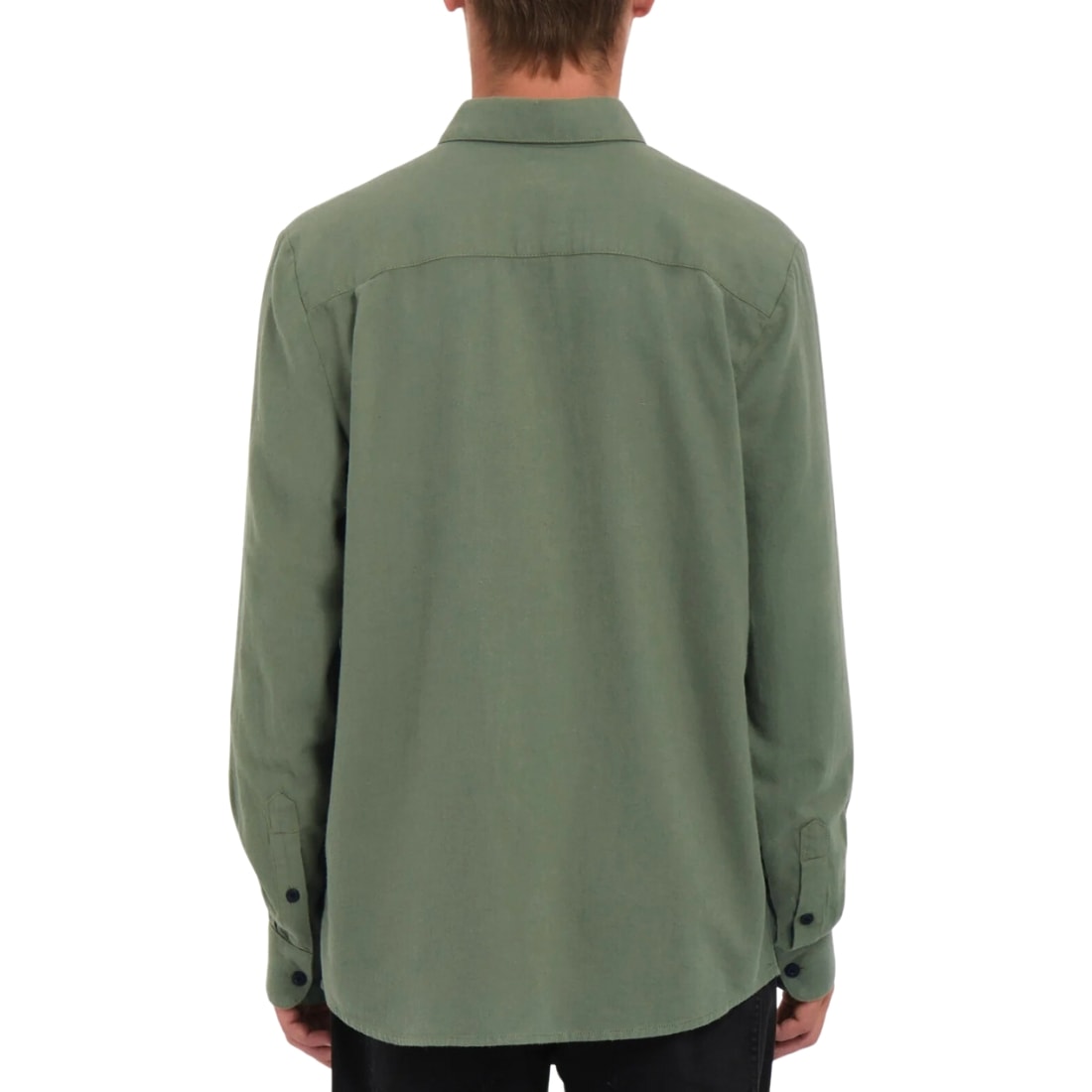 Volcom Caden Solid Longsleeve Shirt - Agave - Mens Flannel Shirt by Volcom