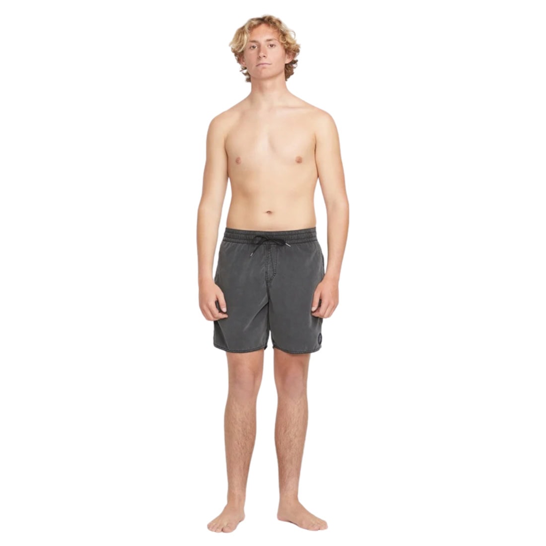 Volcom Center Trunk 17 Boardshort - Black Su25 - Mens Boardshorts by Volcom