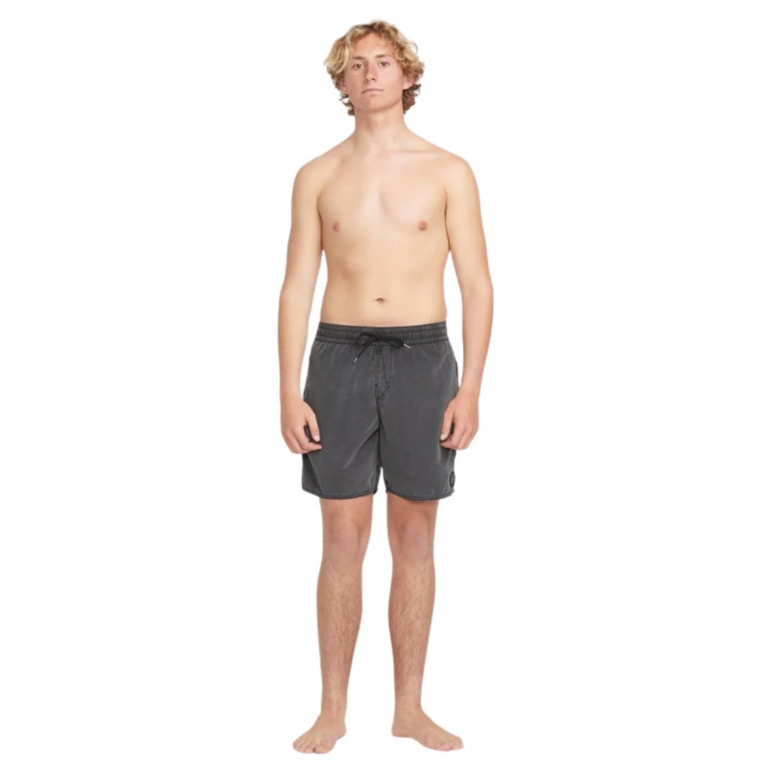 Volcom Center Trunk 17" Short - Black SP26 - Mens Boardshorts by Volcom