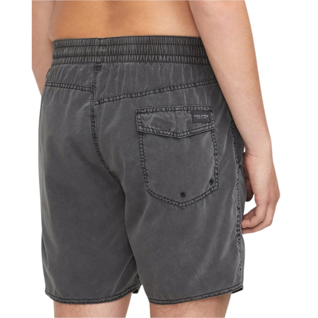 Volcom Center Trunk 17" Short - Black SP26 - Mens Boardshorts by Volcom