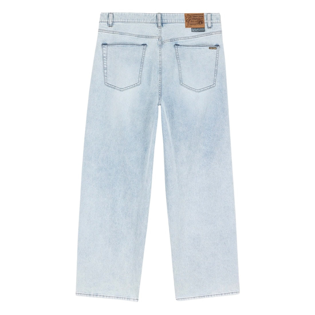 Volcom Chillow Denim - Desert Dirt Indigo - Mens Relaxed/Loose Denim Jeans by Volcom