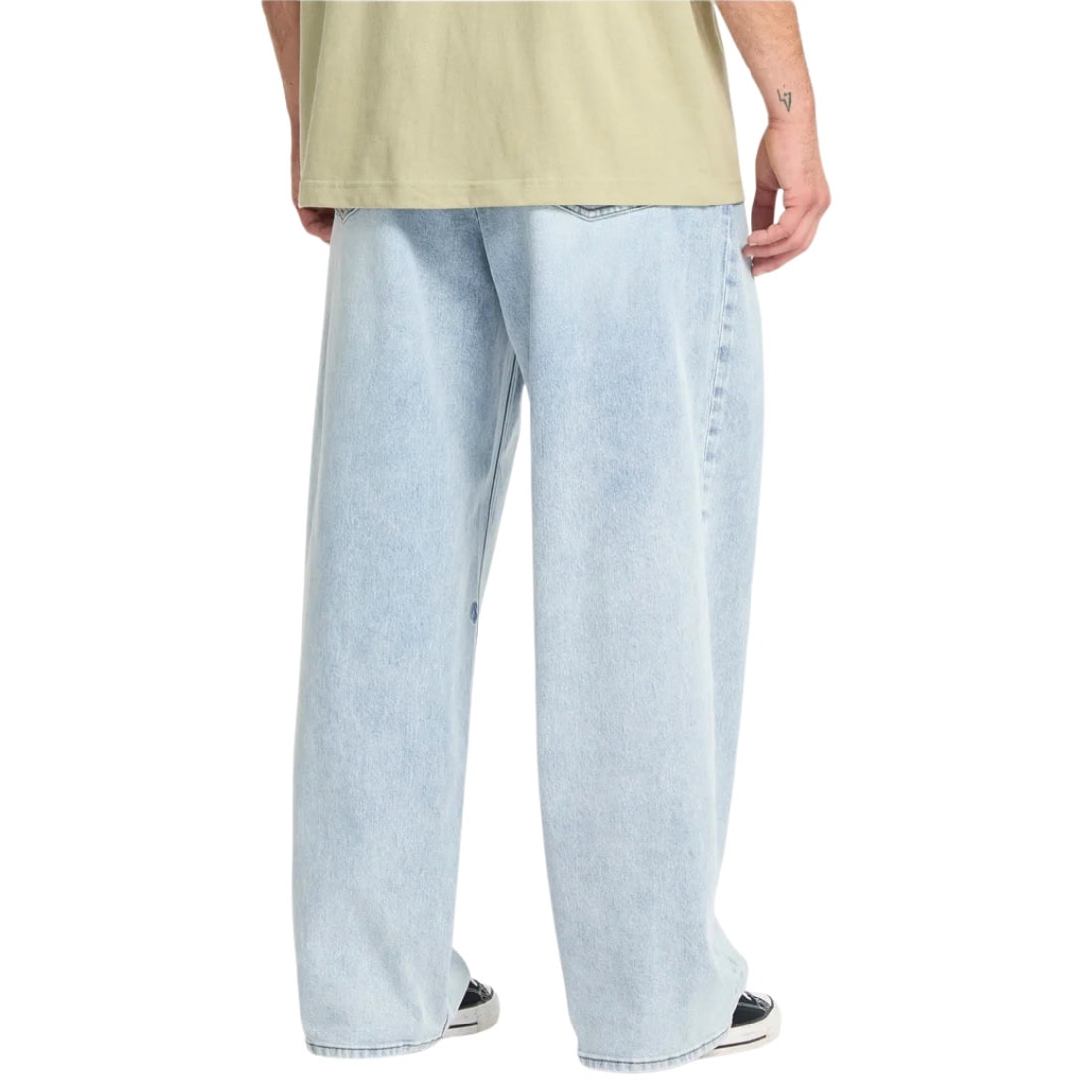 Volcom Chillow Denim - Desert Dirt Indigo - Mens Relaxed/Loose Denim Jeans by Volcom