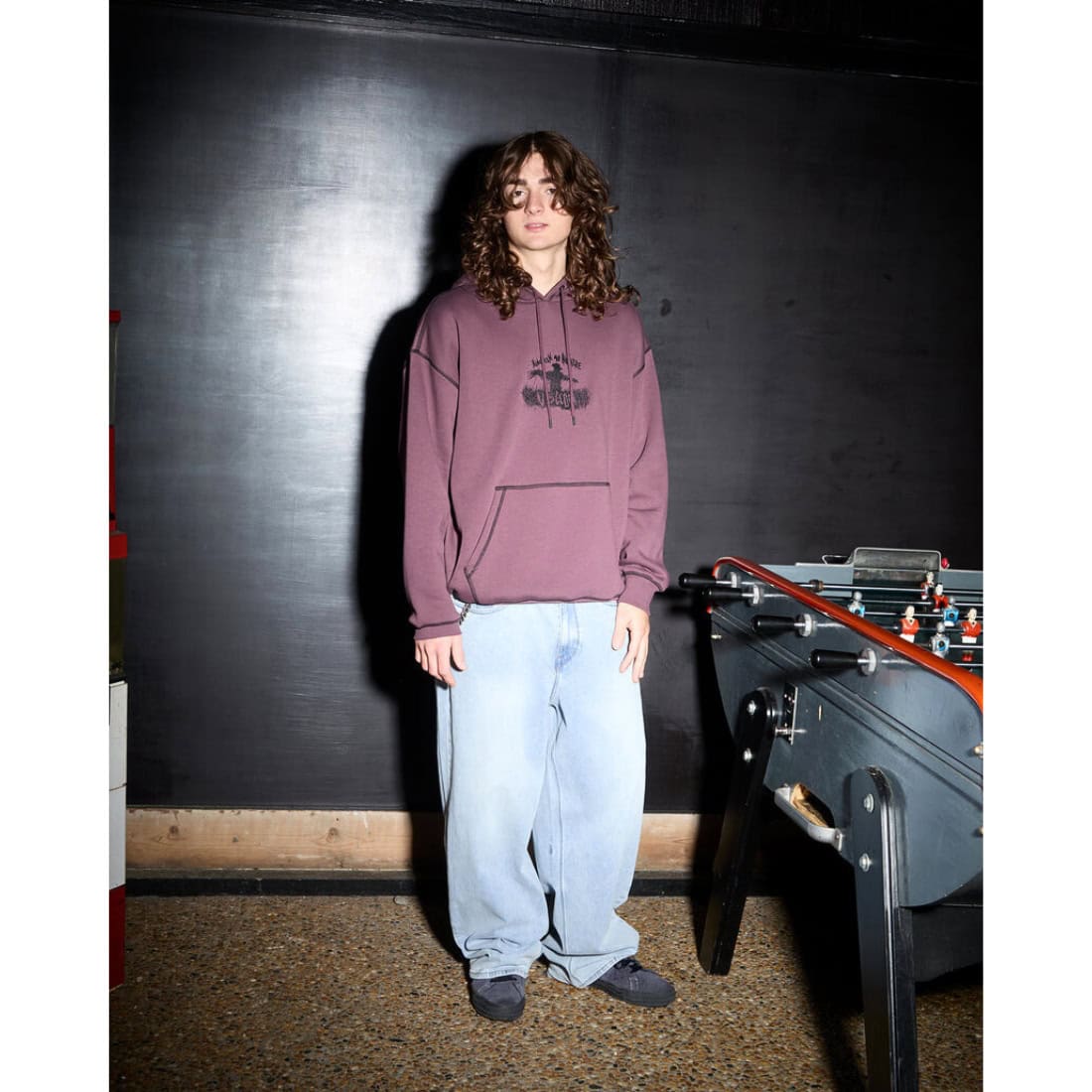 Volcom Chillow Denim - Desert Dirt Indigo - Mens Relaxed/Loose Denim Jeans by Volcom