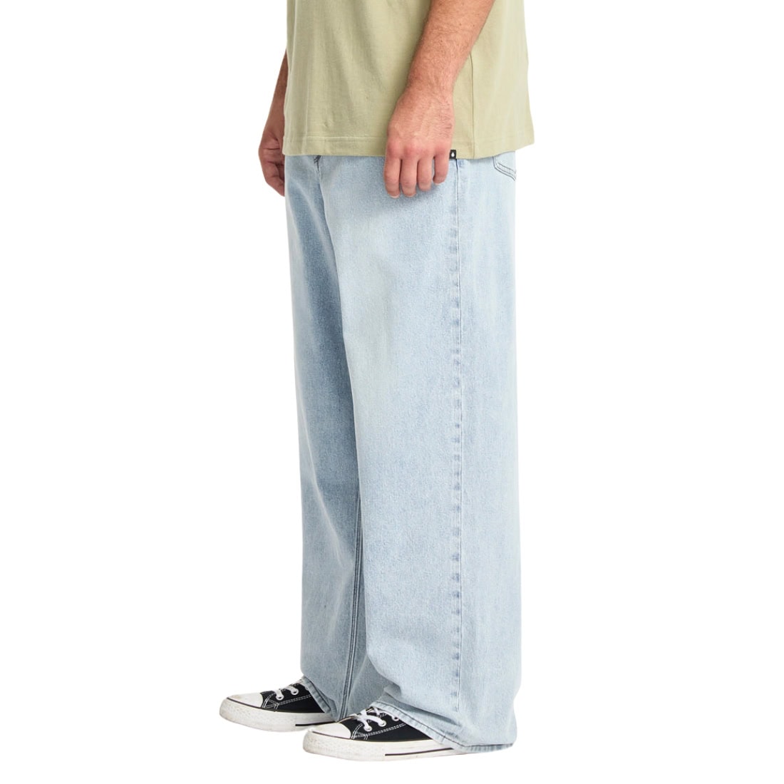 Volcom Chillow Denim - Desert Dirt Indigo - Mens Relaxed/Loose Denim Jeans by Volcom