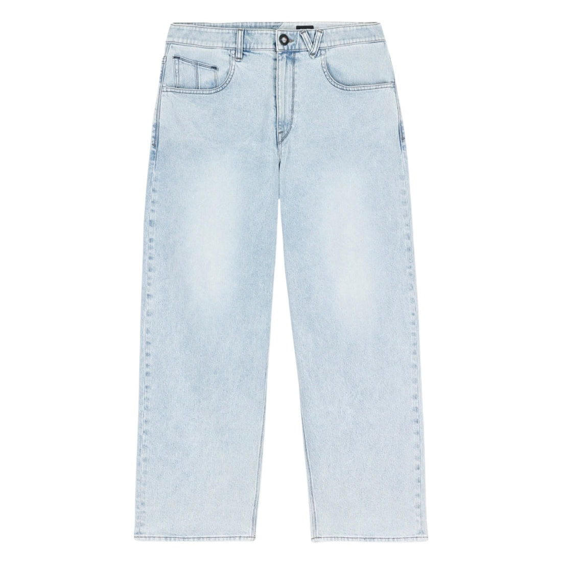 Volcom Chillow Denim - Desert Dirt Indigo - Mens Relaxed/Loose Denim Jeans by Volcom