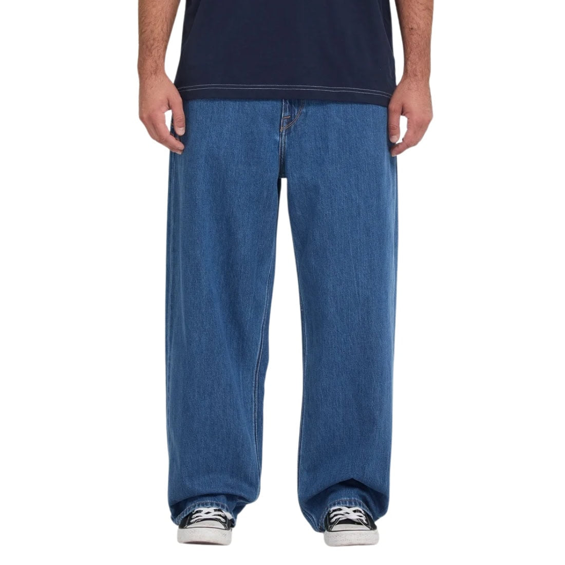 Volcom Chillow Denim - Oliver Stone No Tint - Mens Relaxed/Loose Denim Jeans by Volcom