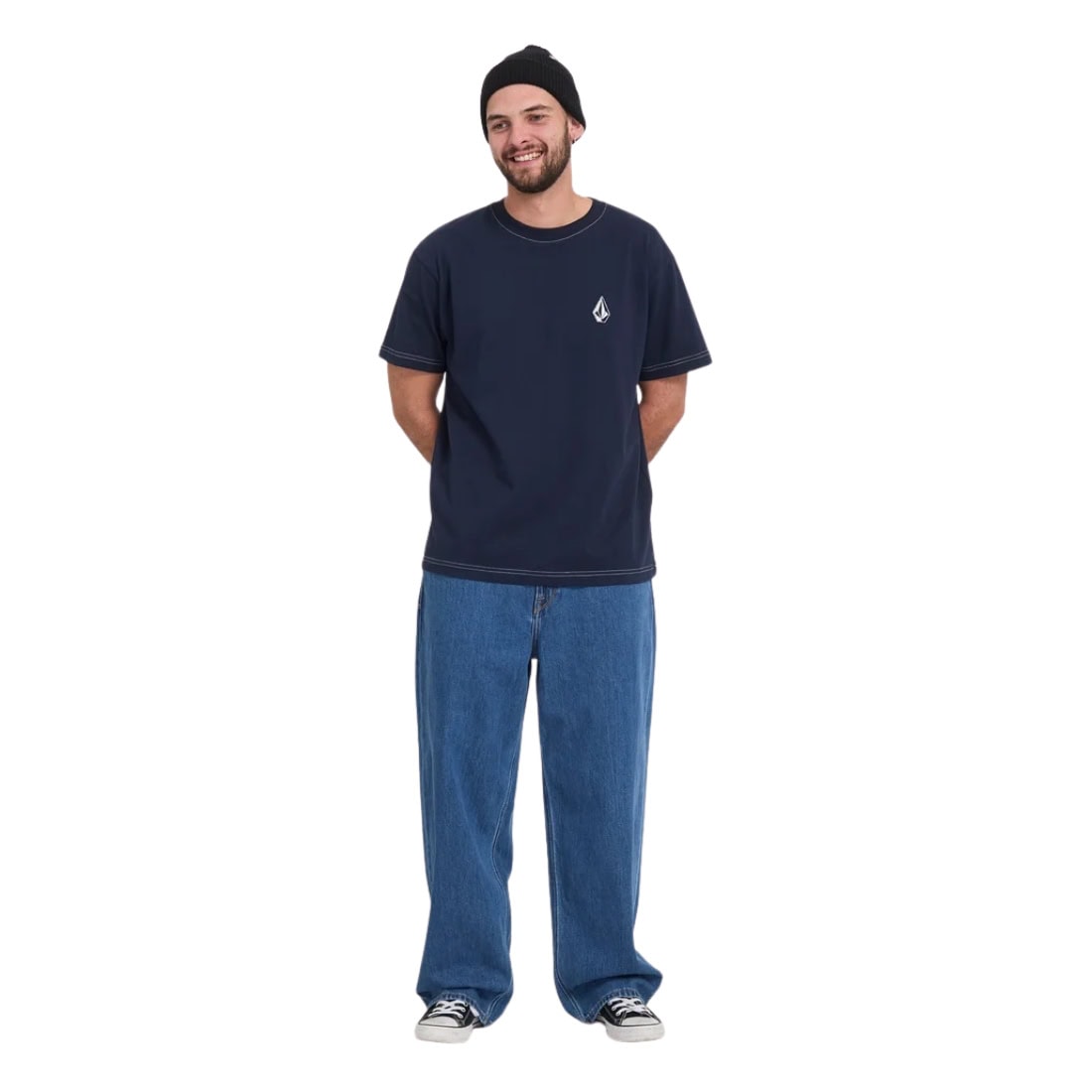 Volcom Chillow Denim - Oliver Stone No Tint - Mens Relaxed/Loose Denim Jeans by Volcom