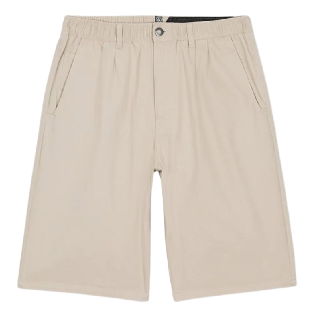 Volcom Chillow Pleat EW Chino Short - Light Khaki - Mens Walk Shorts by Volcom