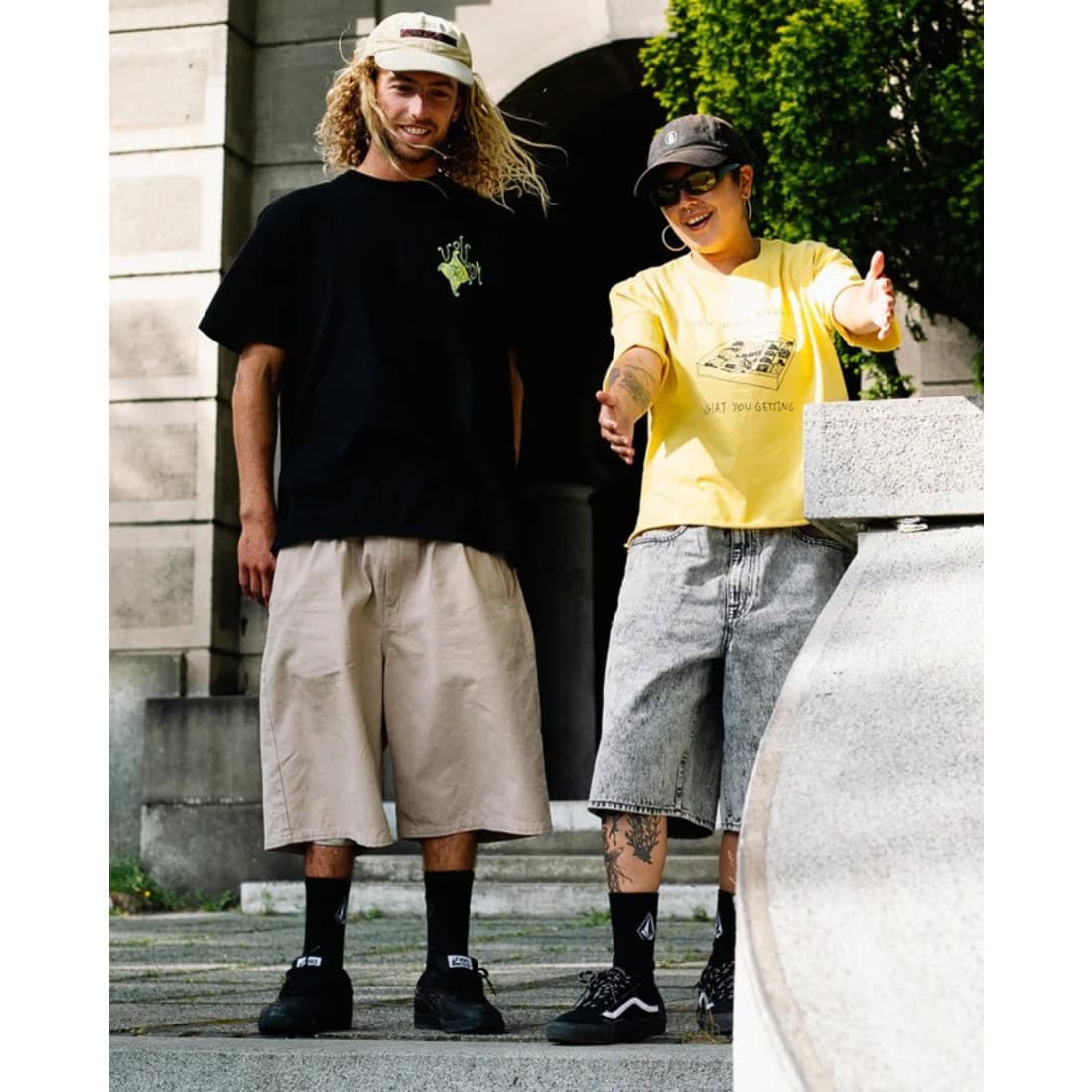 Volcom Chillow Pleat EW Chino Short - Light Khaki - Mens Walk Shorts by Volcom