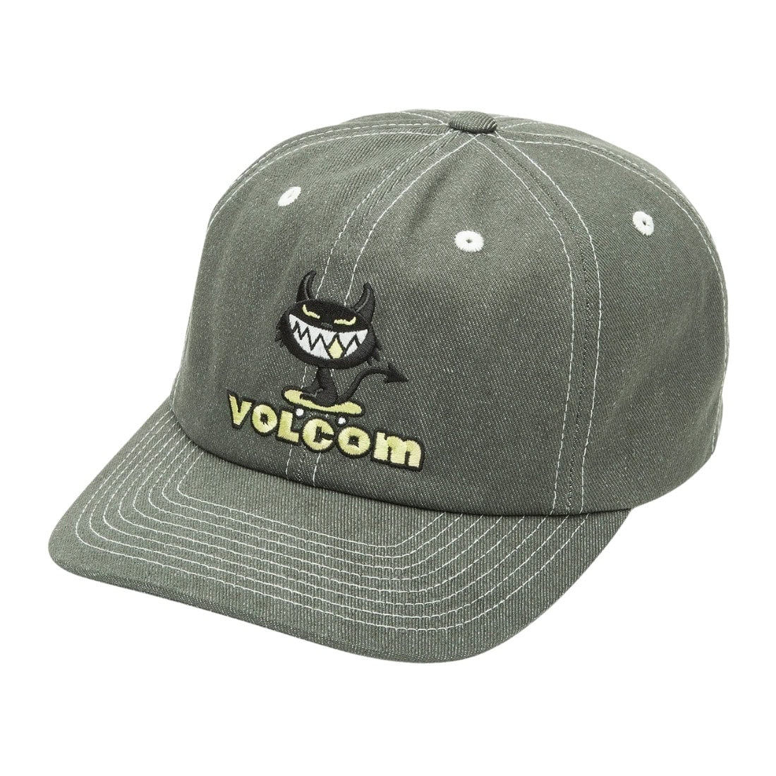 Volcom Chops Adj Snapback Hat - Wintermoss - Snapback Cap by Volcom One Size