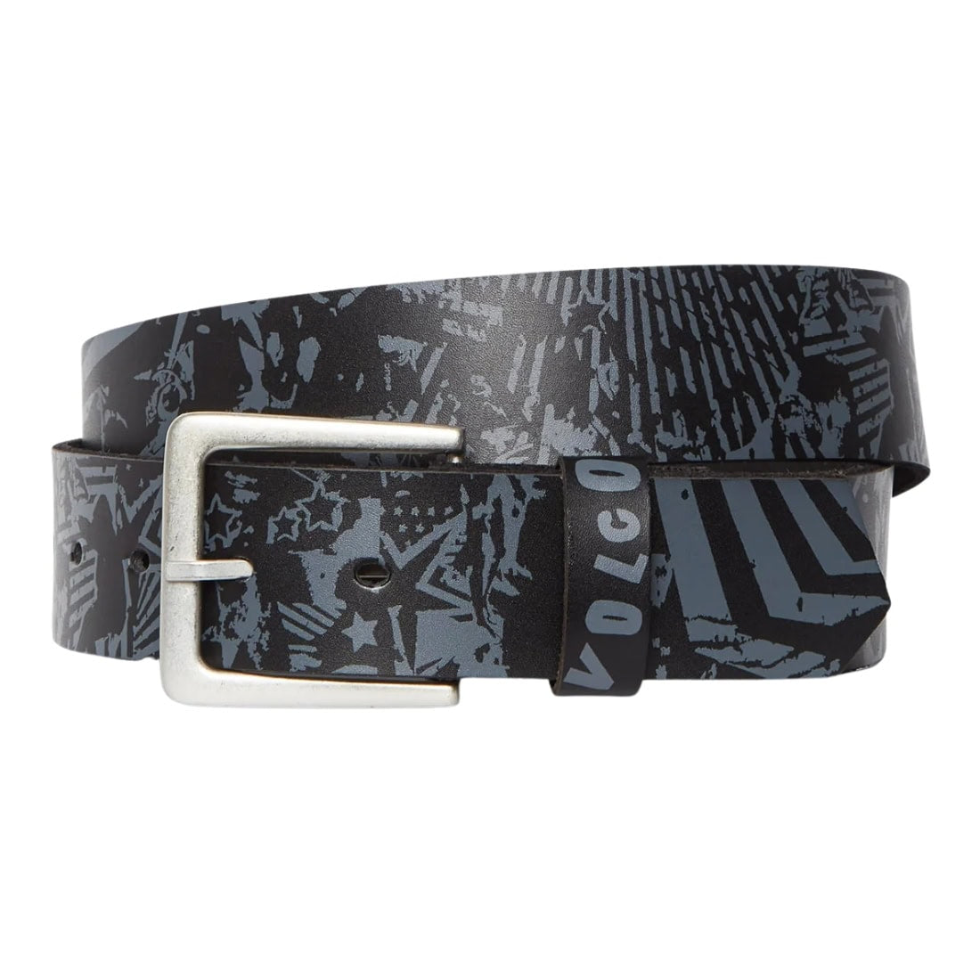 Volcom Darien Belt - Black - Mens Leather Belt by Volcom 34 Waist