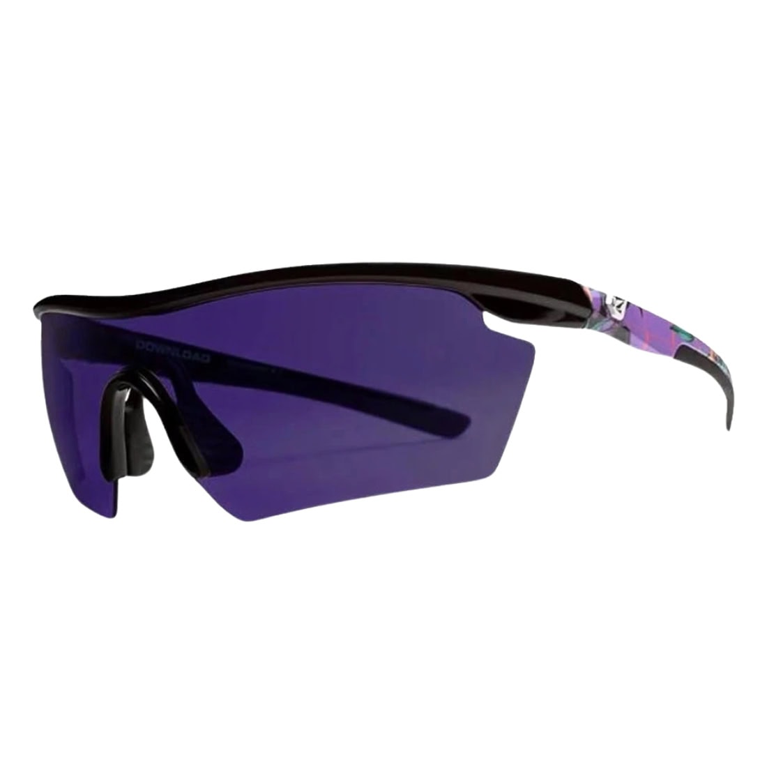 Volcom Download Sunglasses - Gloss Purple Paradise/Purple - Wrap Around Sunglasses by Volcom