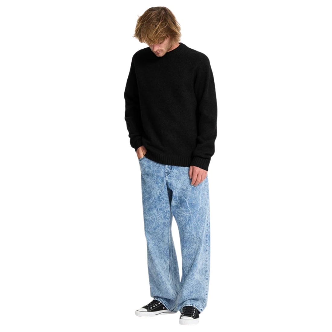 Volcom Edmonder II Sweater - Black - Mens Knitwear by Volcom