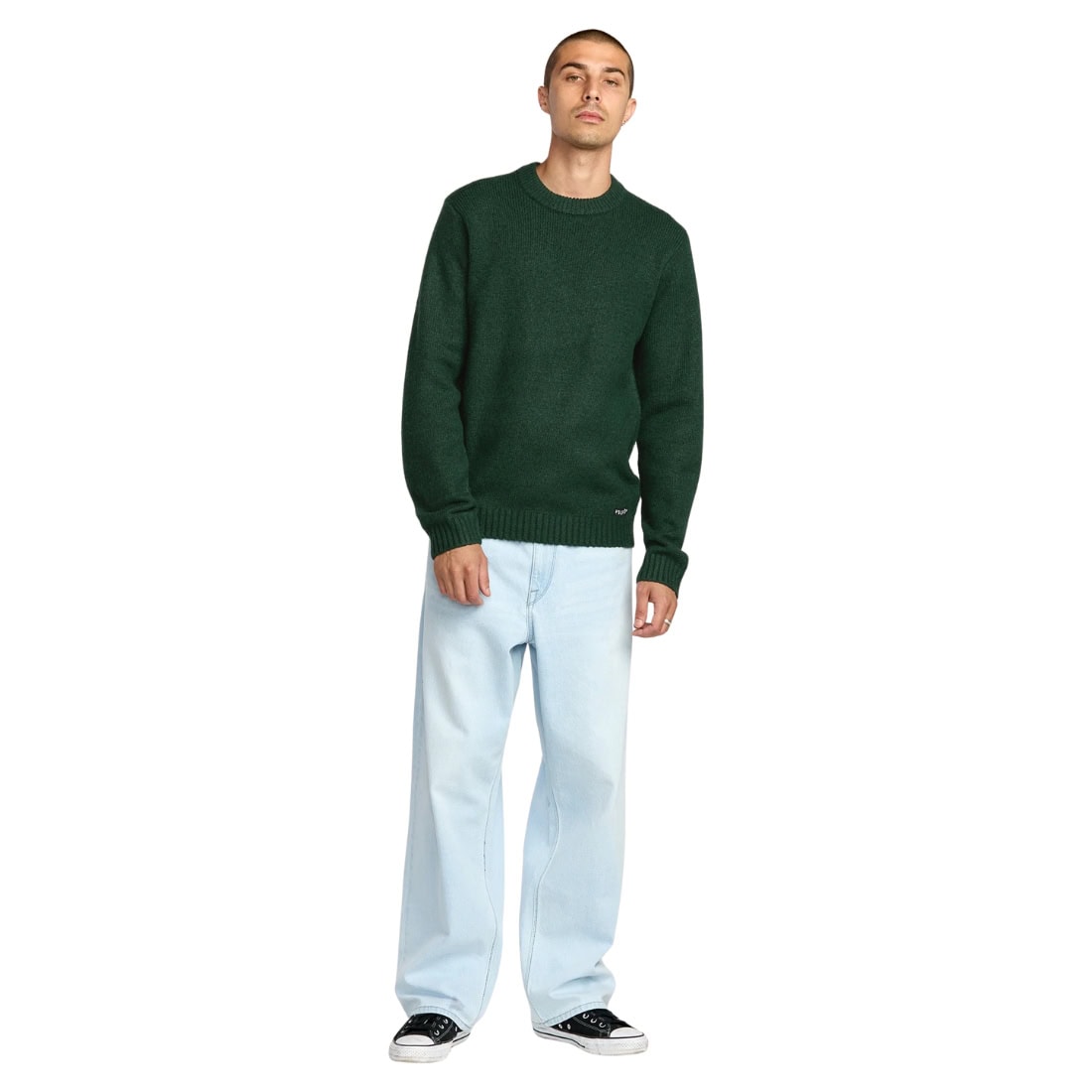 Volcom Edmonder II Sweater - Scarab - Mens Knitwear by Volcom