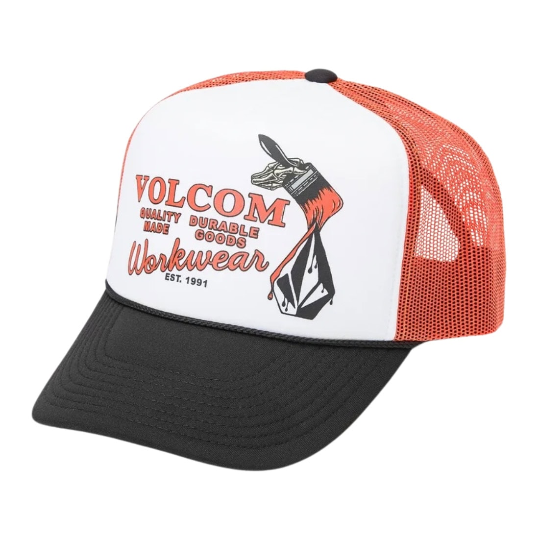 Volcom Even Lay Workwear Hat Cap - Orange