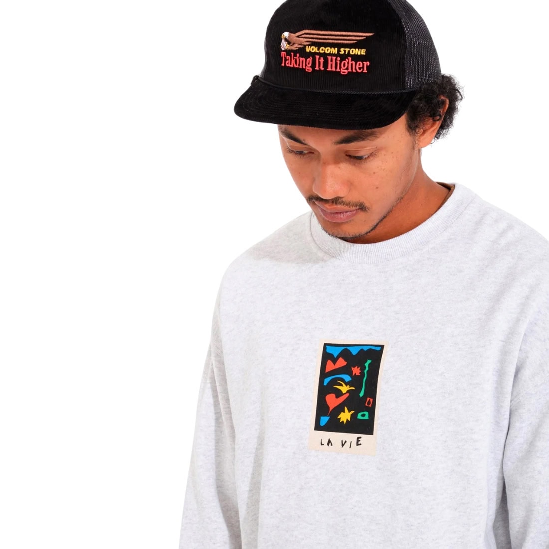 Volcom FA Arthur Longo Crew - Bone Heather