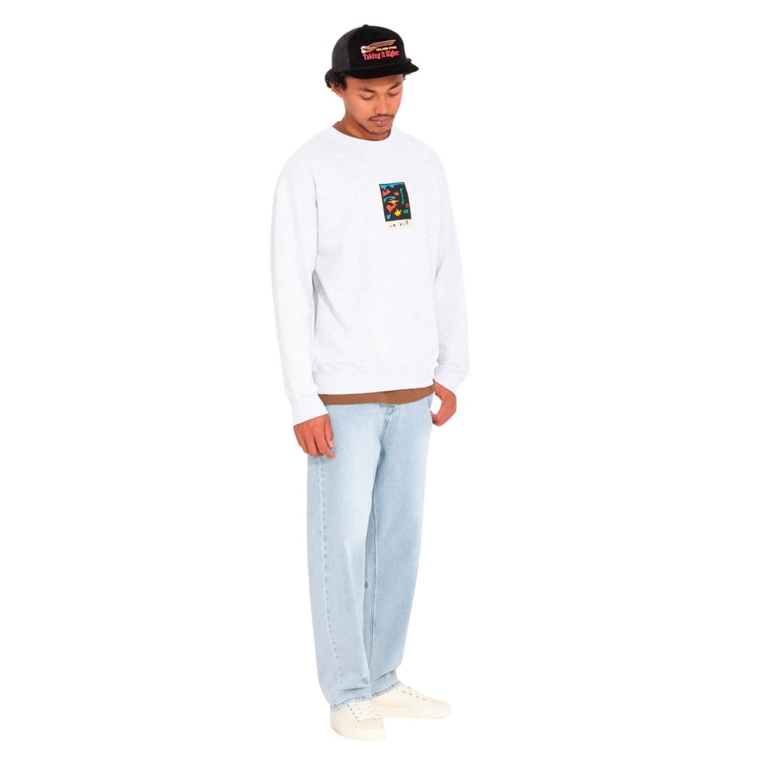 Volcom FA Arthur Longo Crew - Bone Heather