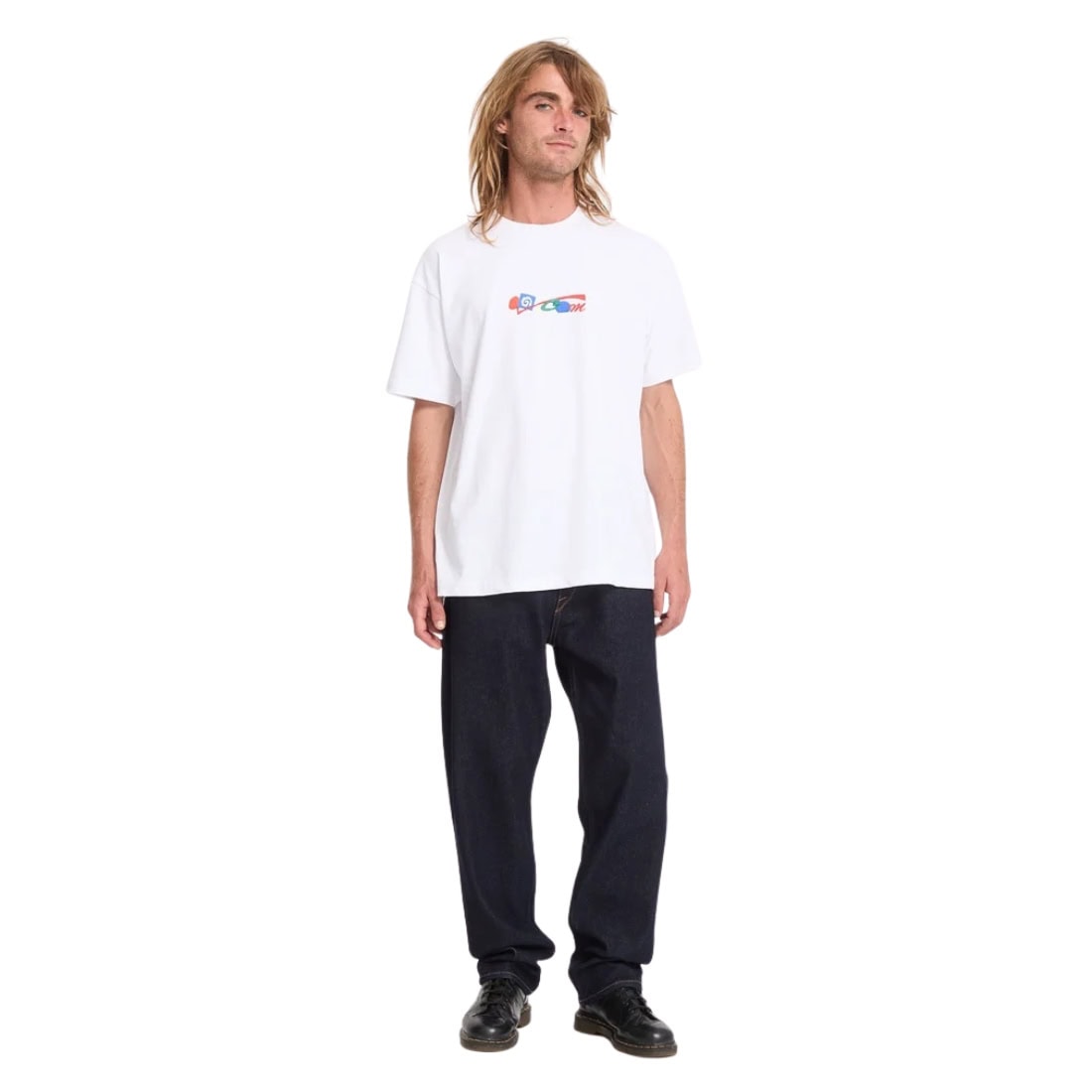 Volcom FA Carrau 2 Loose T-Shirt - White - Mens Graphic T-Shirt by Volcom