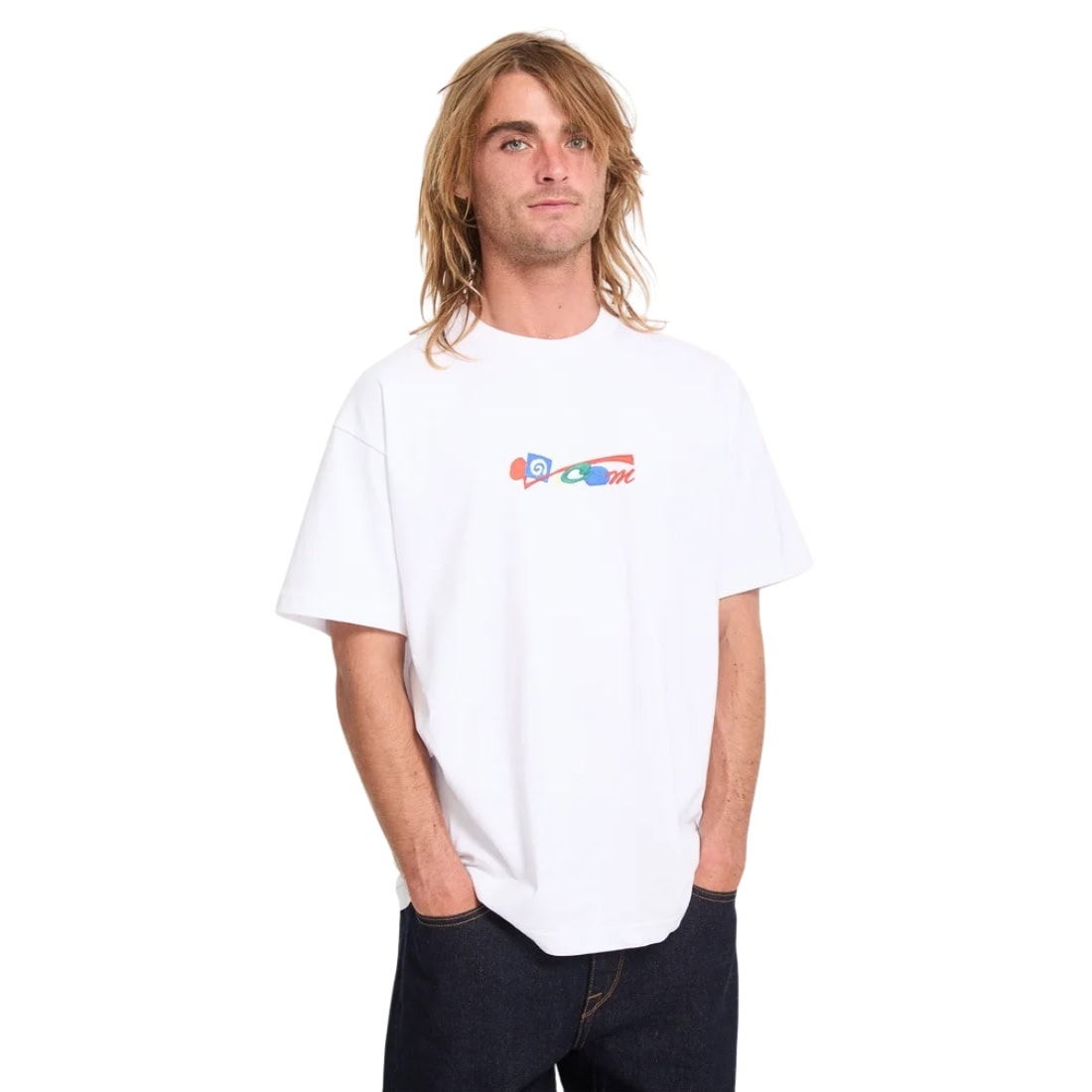 Volcom FA Carrau 2 Loose T-Shirt - White - Mens Graphic T-Shirt by Volcom