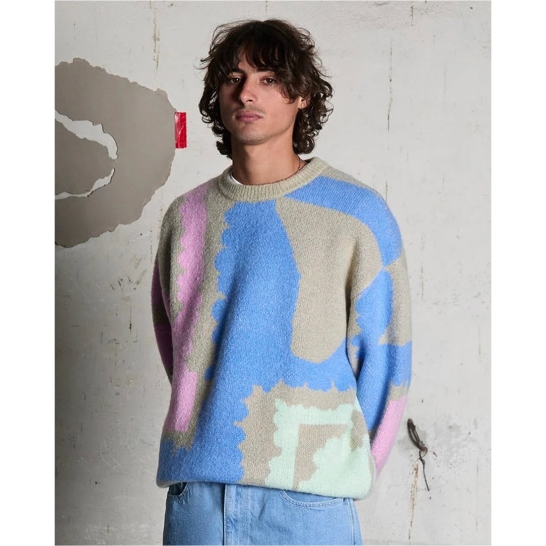 Volcom FA Carrau Sweater - Multi - Mens Knitwear by Volcom