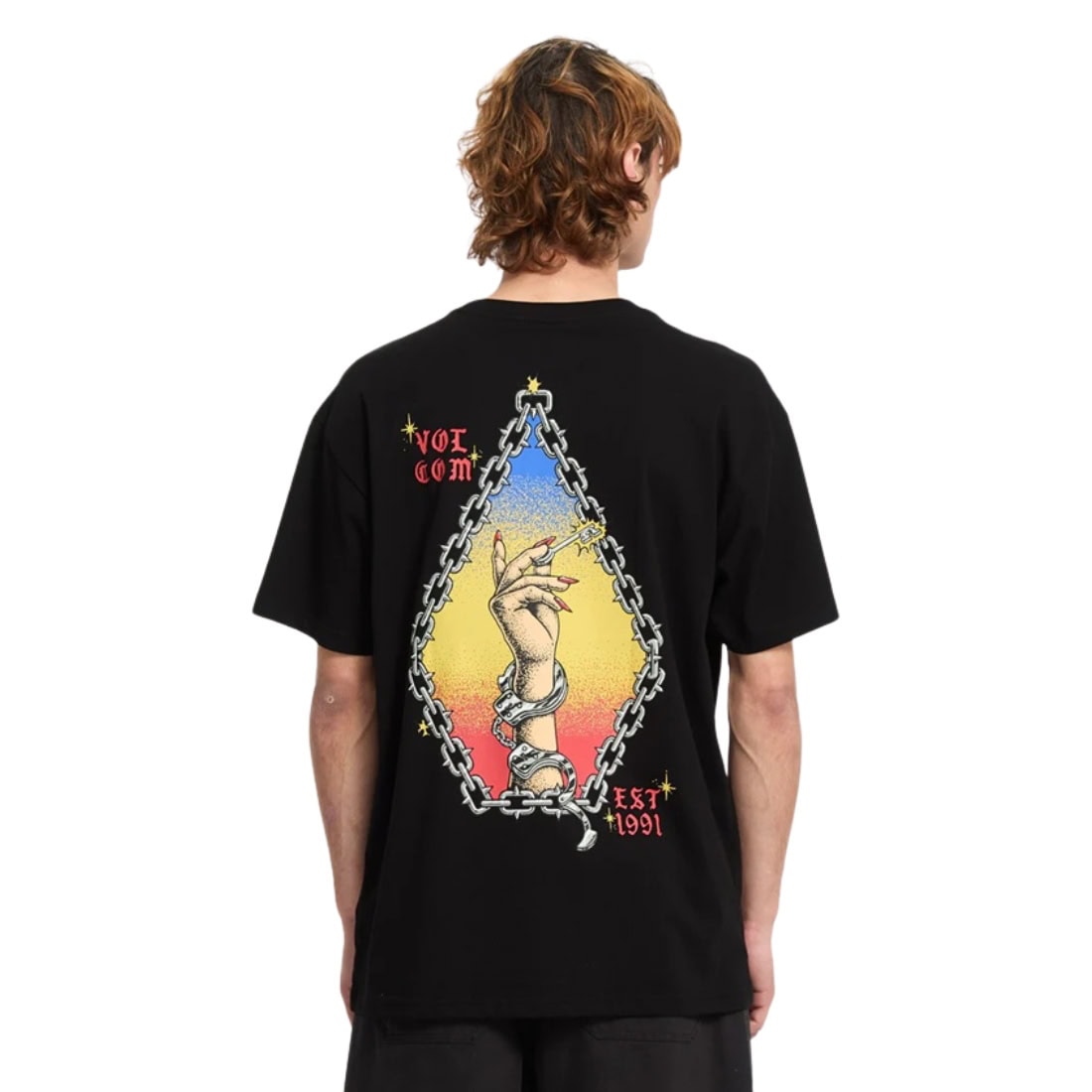 Volcom FA Daniel Shepard Unlocked T-Shirt - Black - Mens Graphic T-Shirt by Volcom