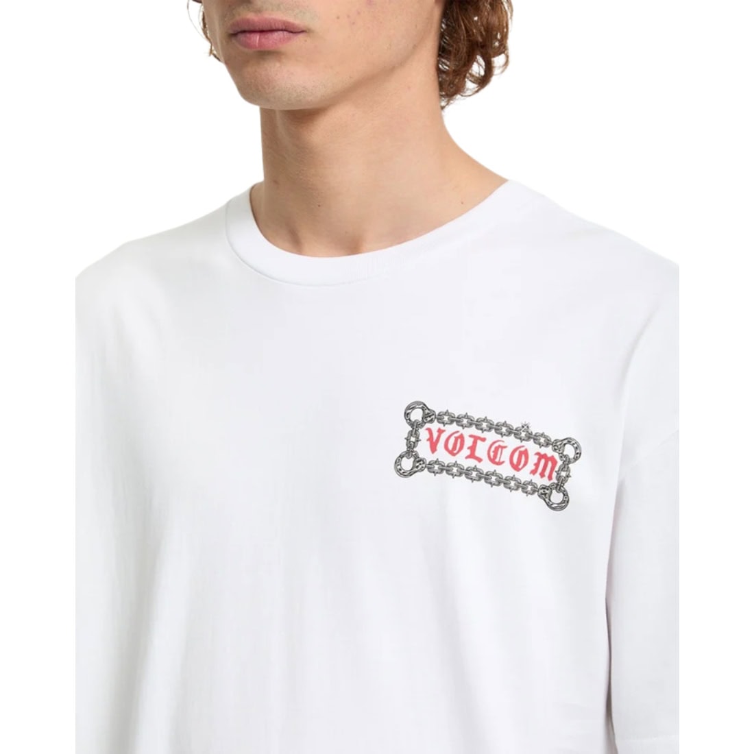 Volcom FA Daniel Shepard Unlocked T-Shirt - White - Mens Graphic T-Shirt by Volcom