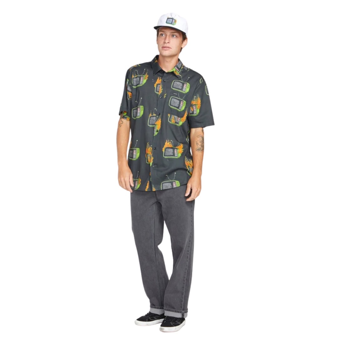 Volcom FA J Hager Adj Hat - White - Strapback Cap by Volcom One Size