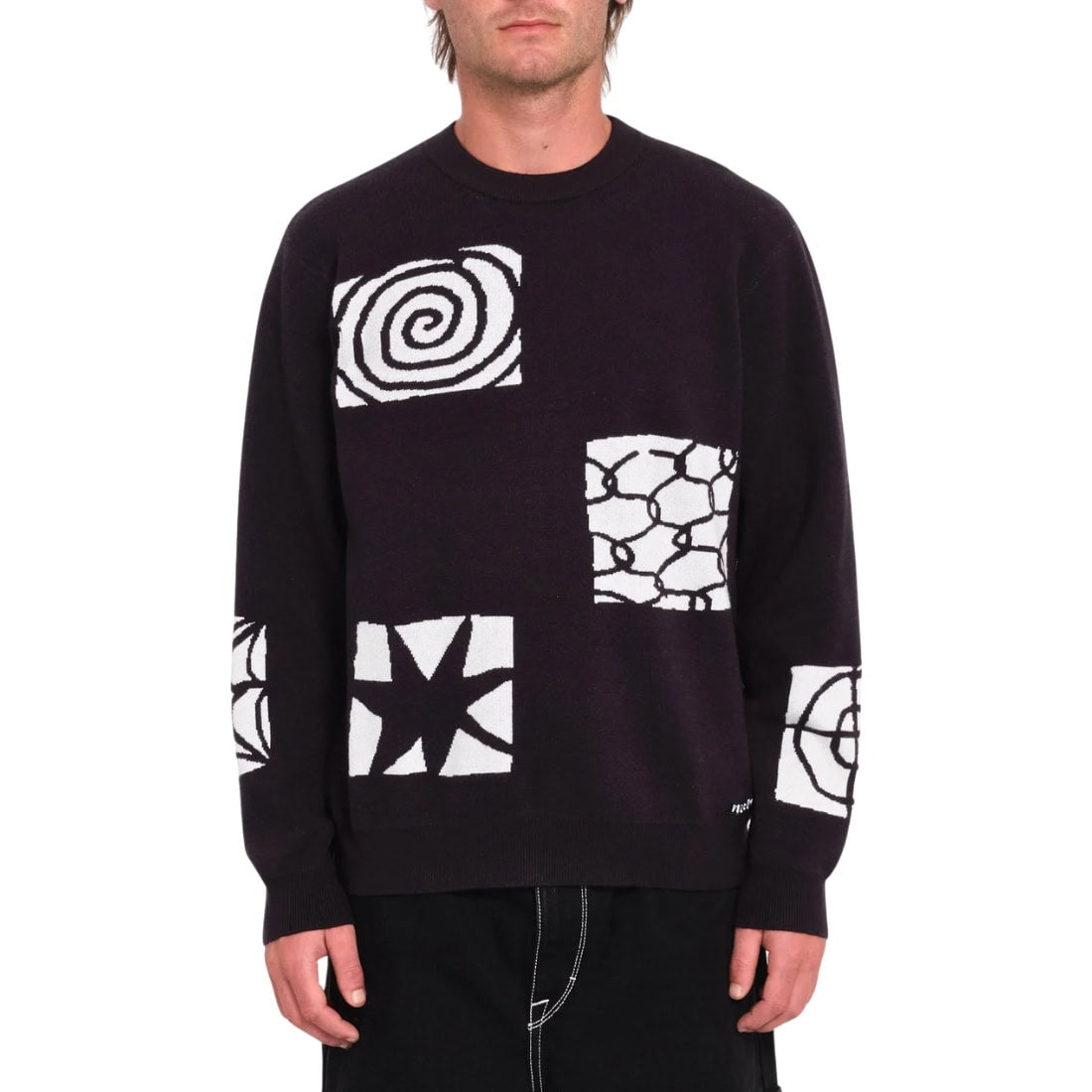 Volcom FA Keutchi Sweater - Black - Mens Knitwear by Volcom