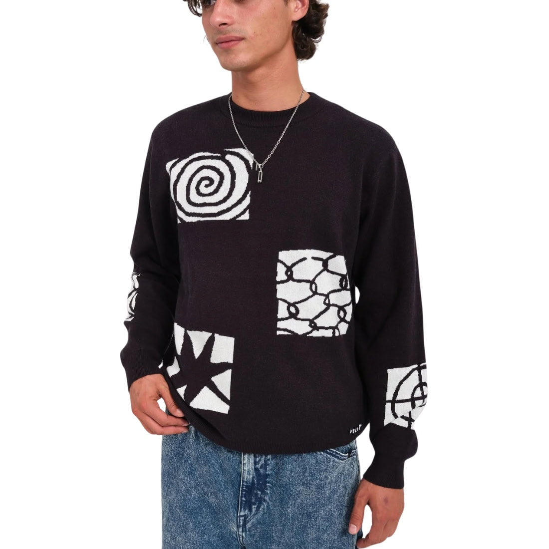 Volcom FA Keutchi Sweater - Black - Mens Knitwear by Volcom