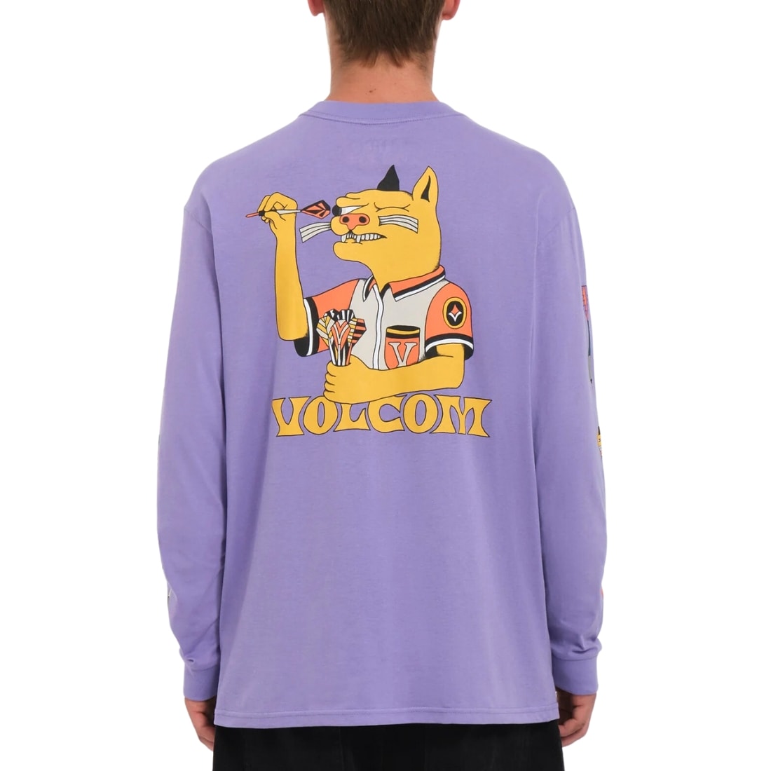 Volcom FA Nando Von Arb Longsleeve T-Shirt - Paisley Purple | Free