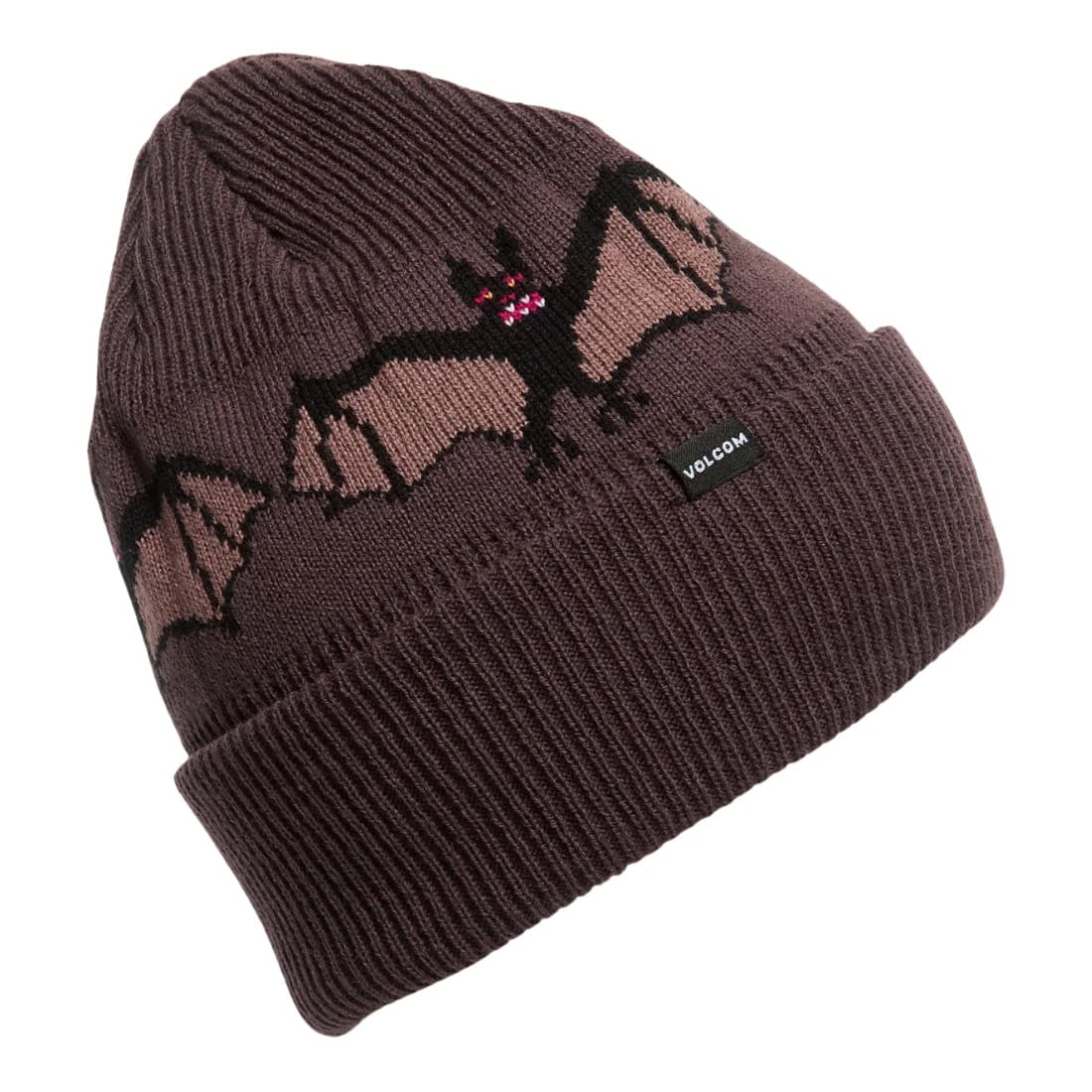 Volcom FA Ozzy Beanie - Raisin - Fold Beanie by Volcom
