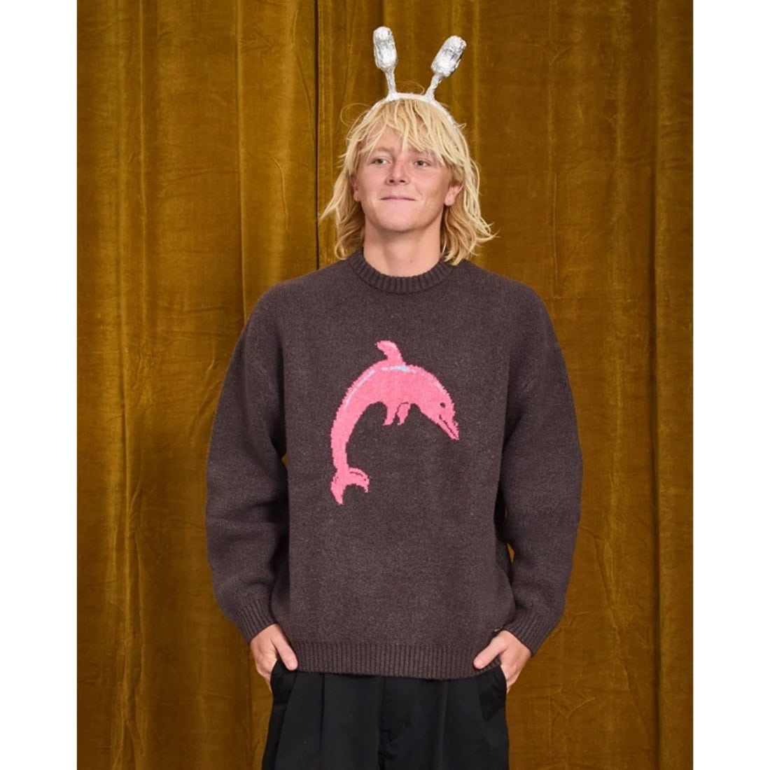 Volcom FA Ozzy Dolphin Sweater - Raisin - Mens Knitwear by Volcom