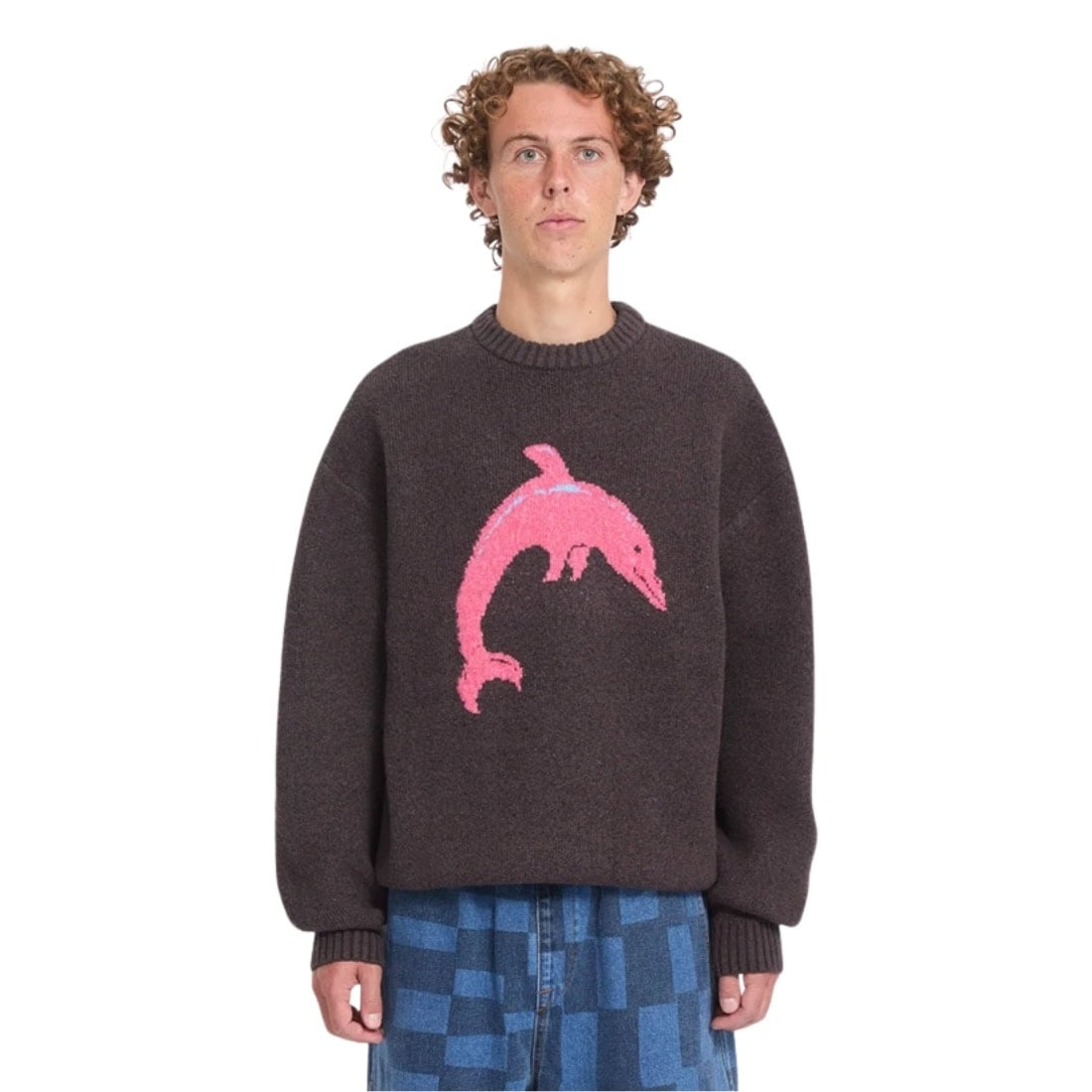 Volcom FA Ozzy Dolphin Sweater - Raisin - Mens Knitwear by Volcom