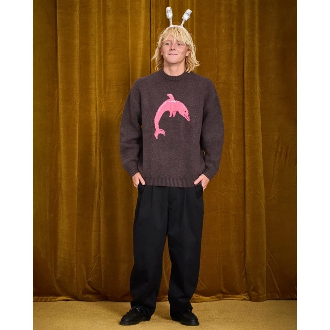 Volcom FA Ozzy Dolphin Sweater - Raisin - Mens Knitwear by Volcom