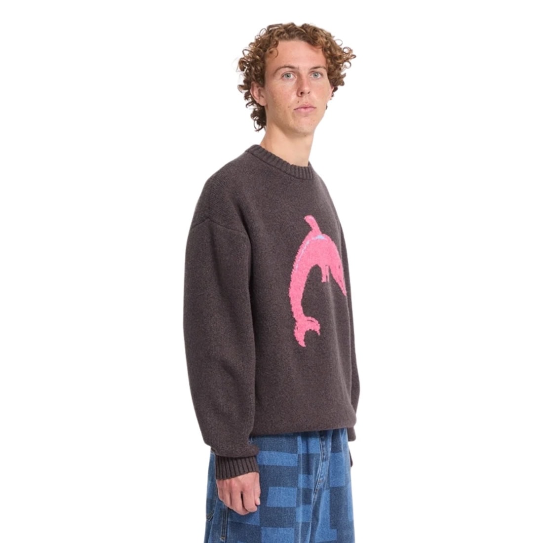 Volcom FA Ozzy Dolphin Sweater - Raisin - Mens Knitwear by Volcom
