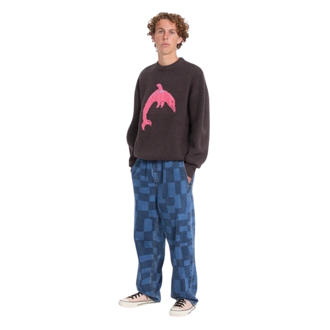 Volcom FA Ozzy Dolphin Sweater - Raisin - Mens Knitwear by Volcom