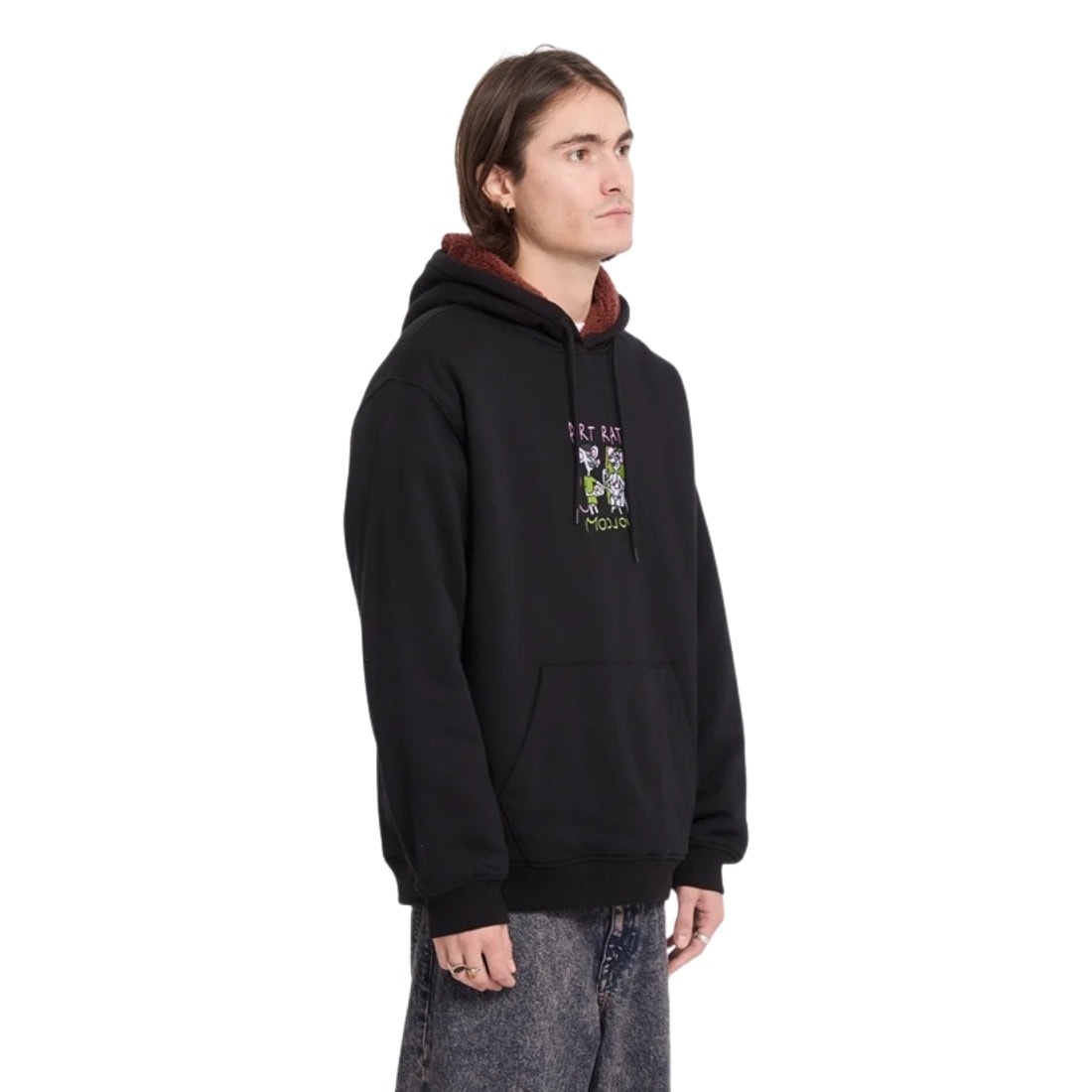Volcom FA Ozzy Pullover Hood - Black - Mens Pullover Hoodie by Volcom