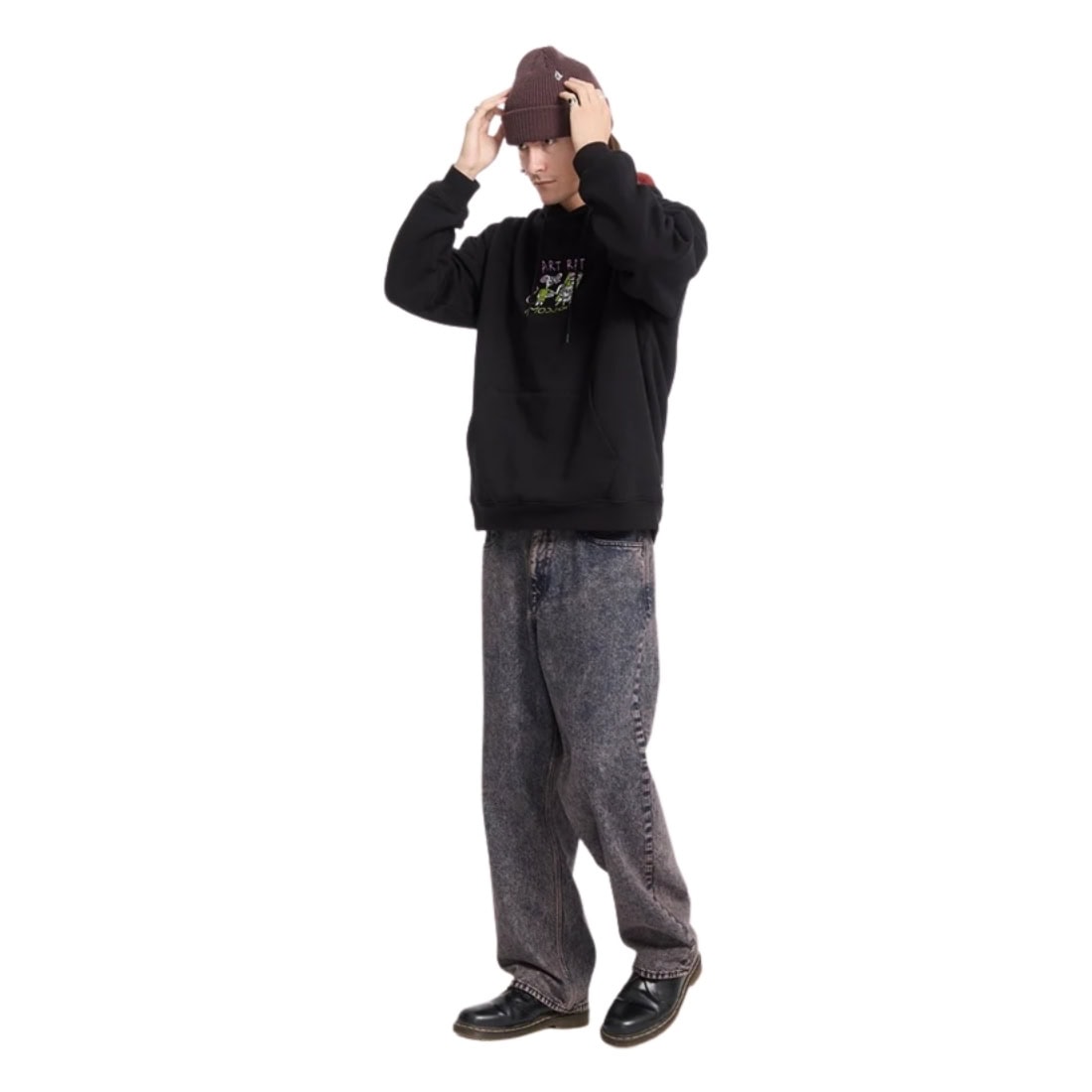 Volcom FA Ozzy Pullover Hood - Black - Mens Pullover Hoodie by Volcom